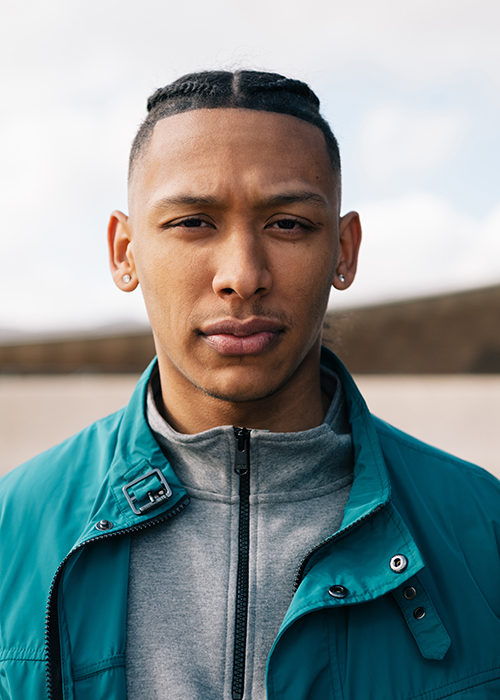 Kye styles the Barbour International SS22 Collection