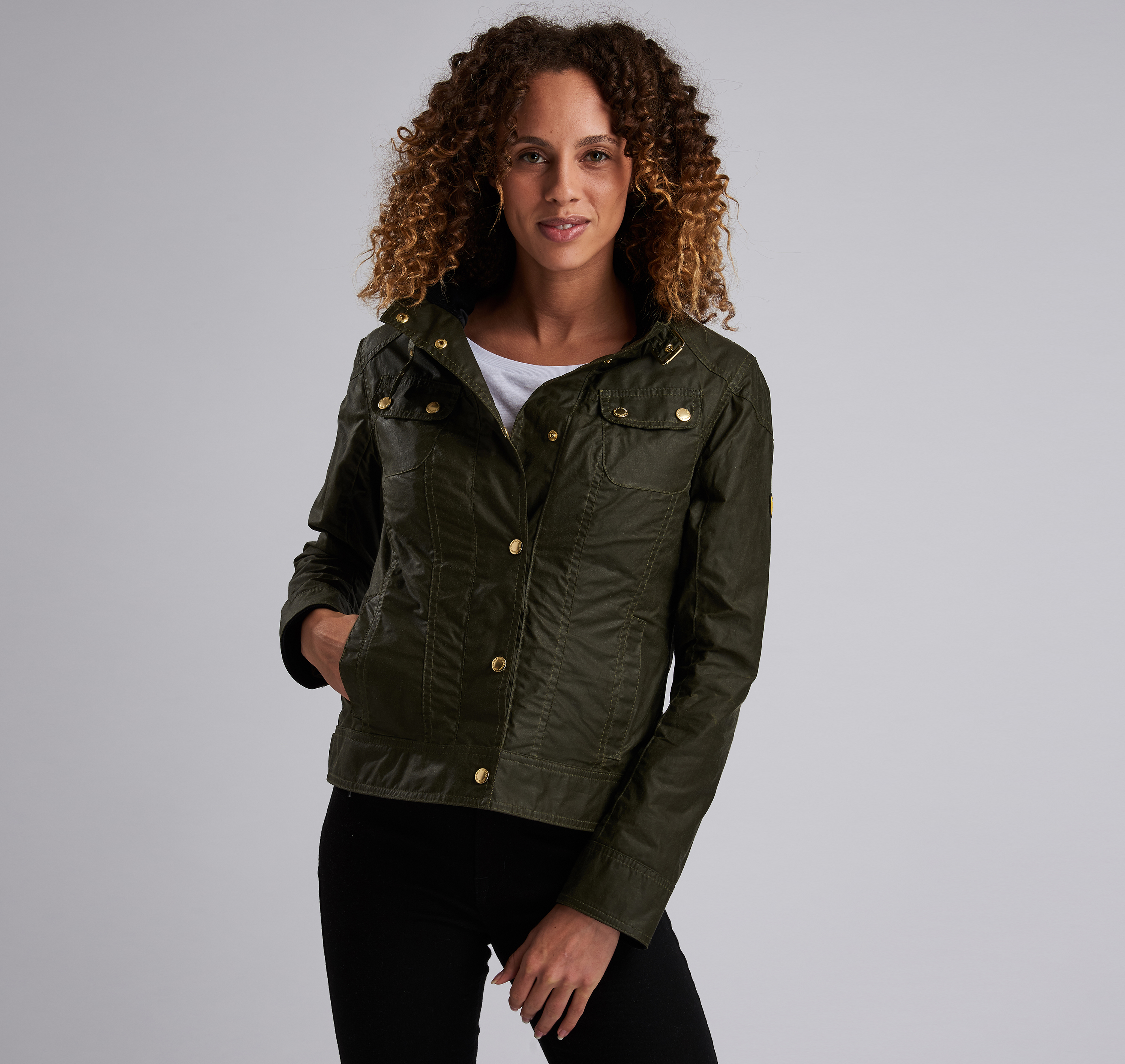 barbour pitch wax jacket
