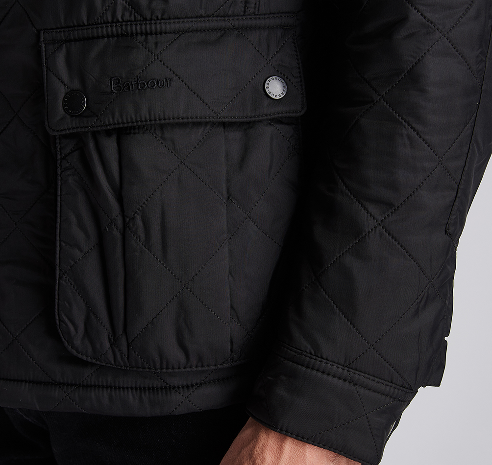 B.Intl Ariel Polarquilt Jacket in Black 