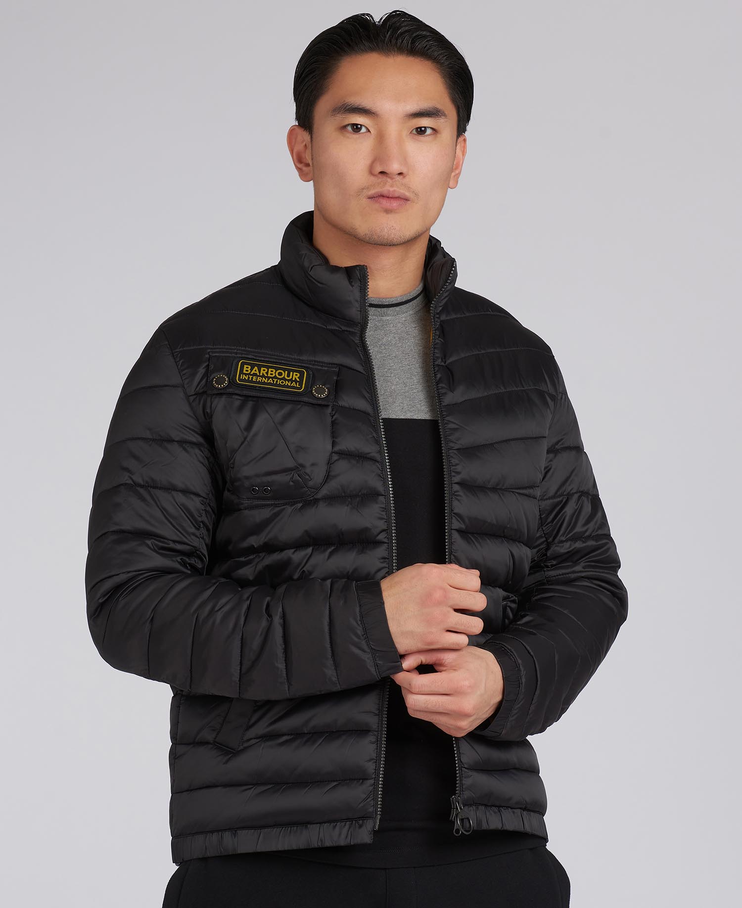 barbour busa baffle quilted jacket