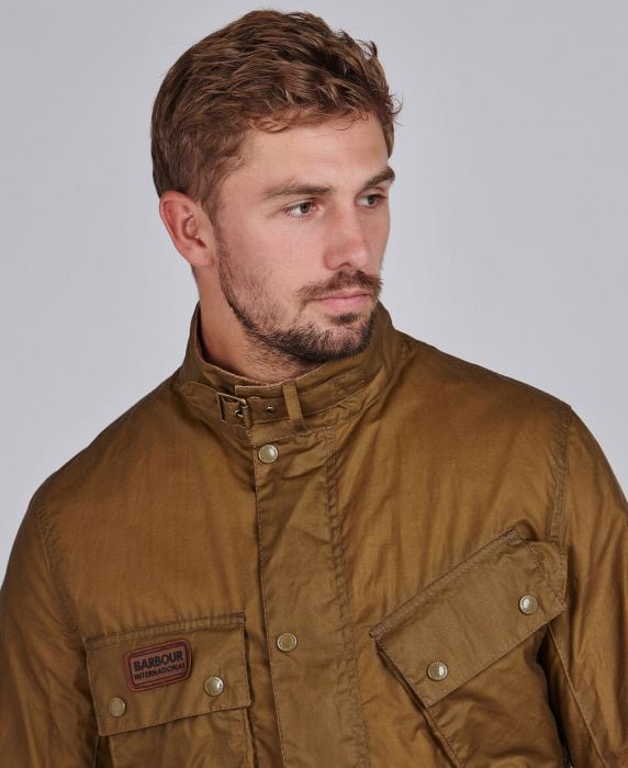 barbour mablethorpe waxed cotton parka jacket