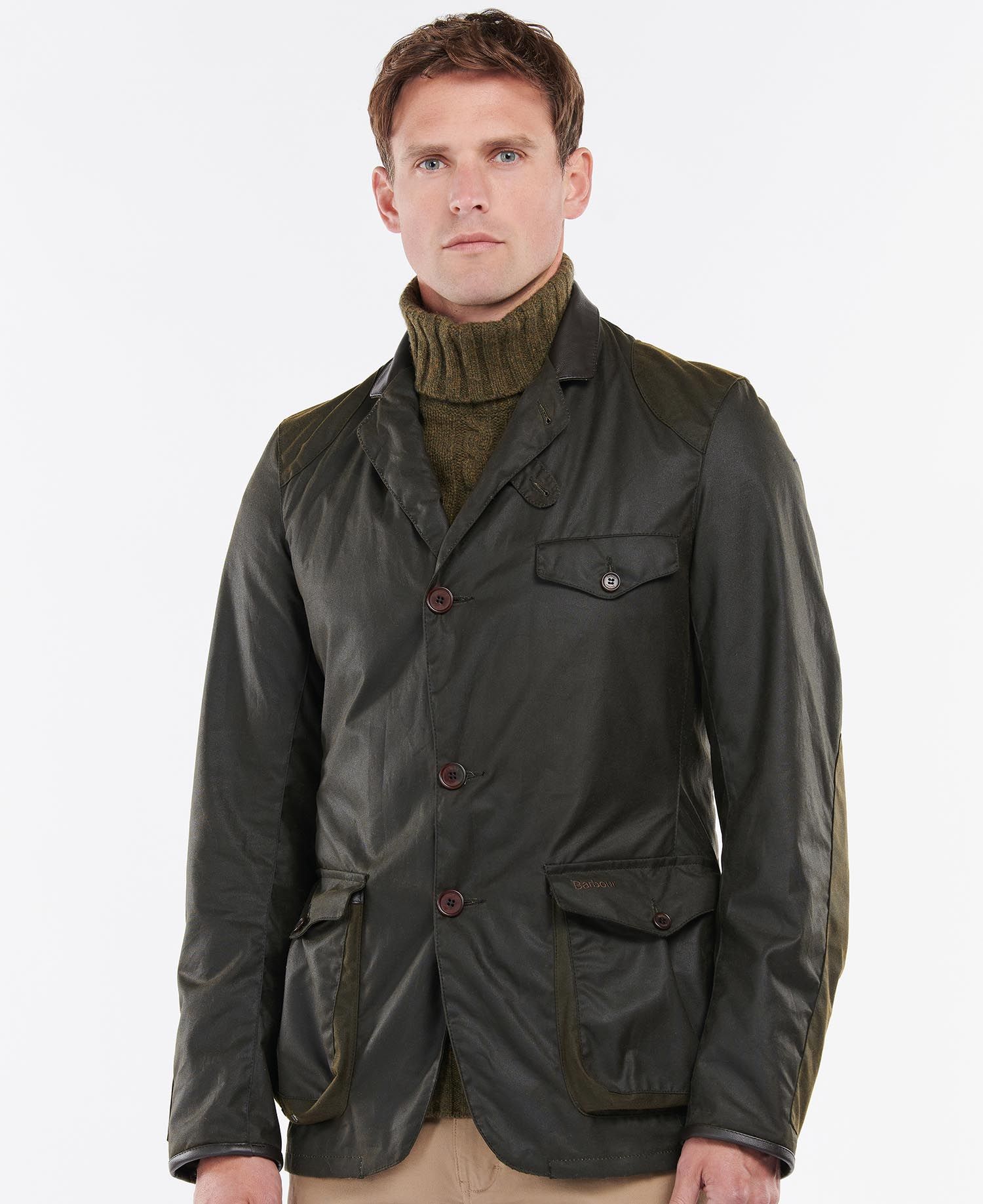 Barbour Beacon Sports Jacket in Olive | Barbour International