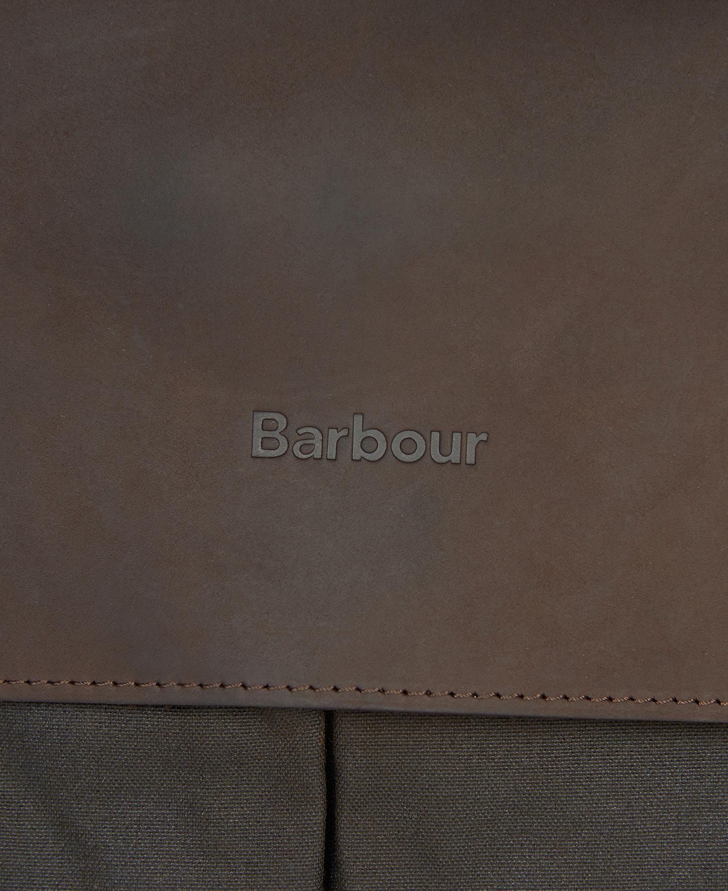 Barbour Wax Leather Briefcase in Navy