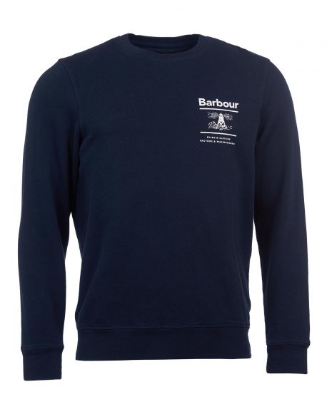 barbour grey sweatshirt
