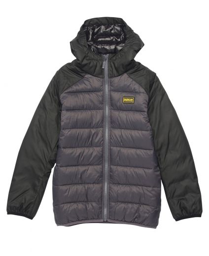 B.Intl Boys Hooded Dulwich Quilted Jacket