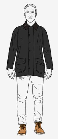 barbour coat size guide