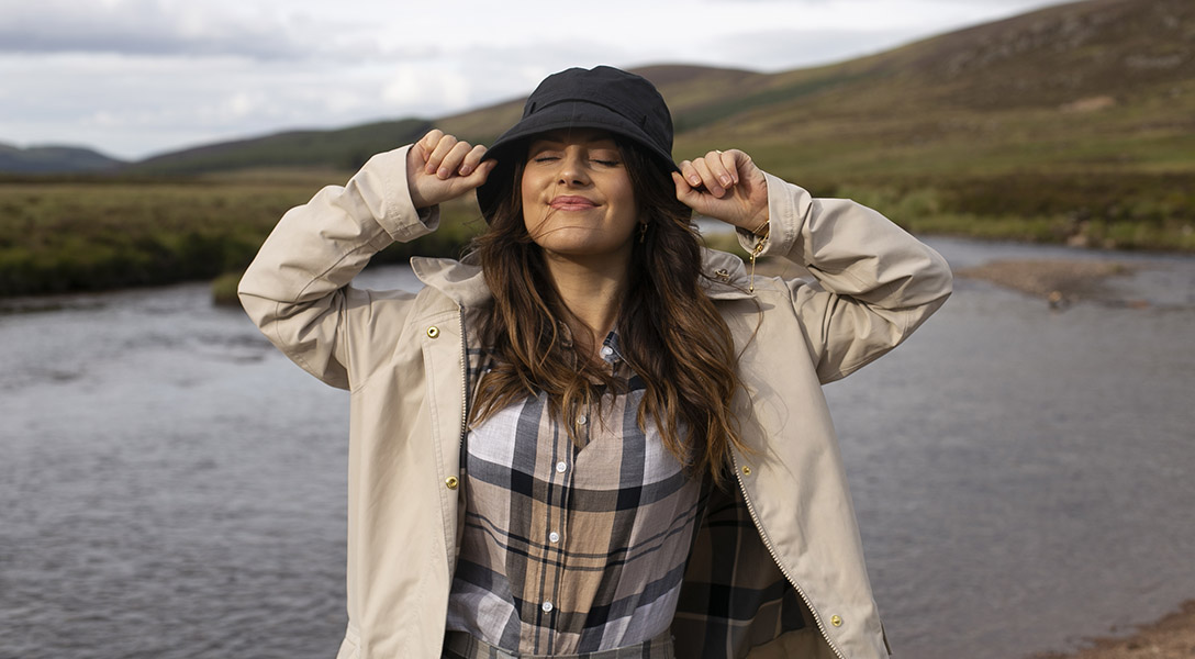 Amy Bell styles AW20 Women's Tartan collection in Scotland